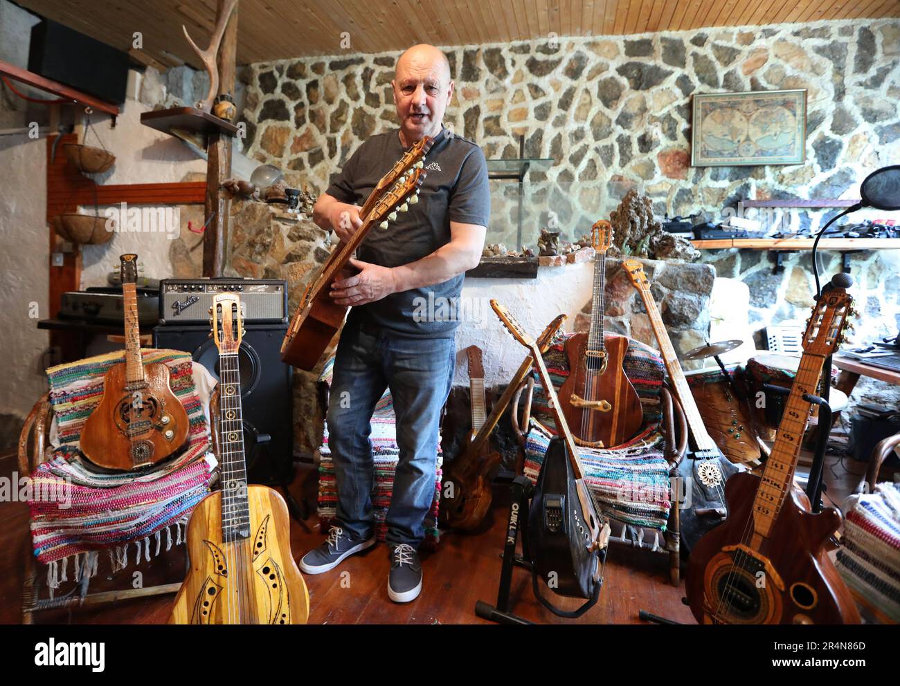 Croatian String Instrument Self taught guitar hi-res stock photography and images - Alamy