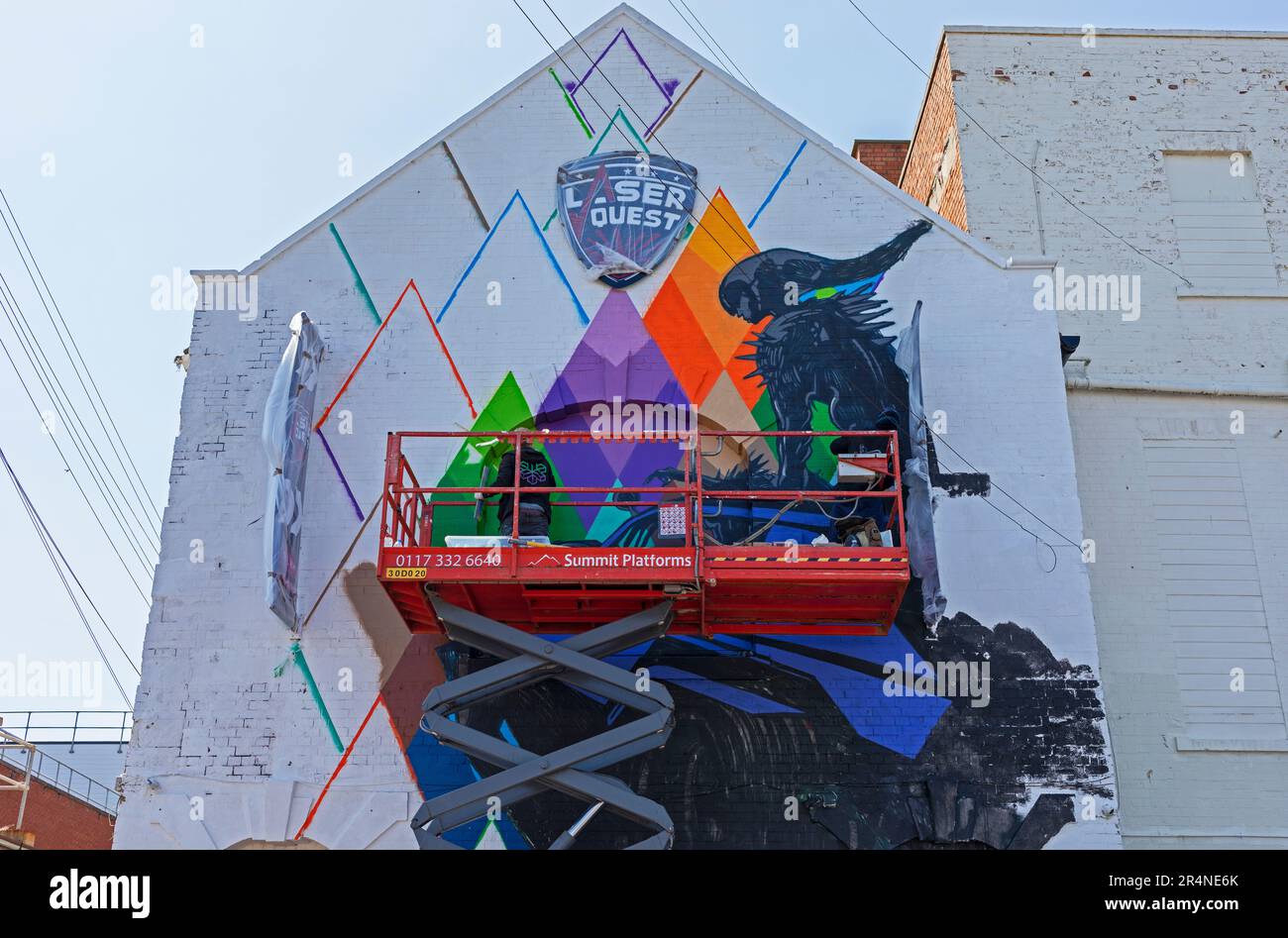 WestonsuperMare, UK, 27 May 2023. Artists Paul Monsters and Will