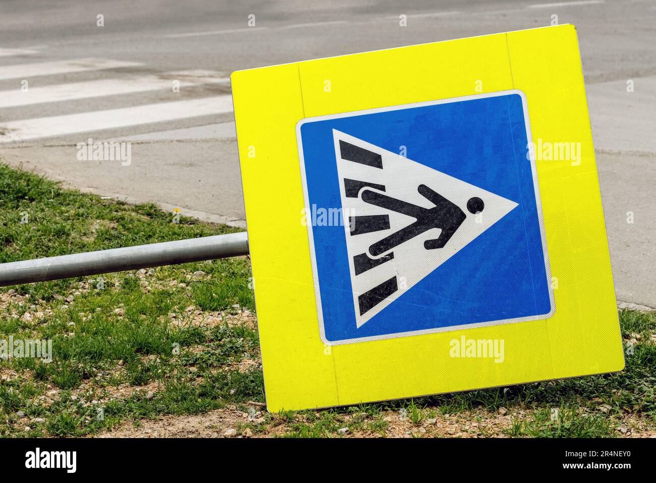 Pedestrian crossing sign isolated hi-res stock photography and images -  Alamy