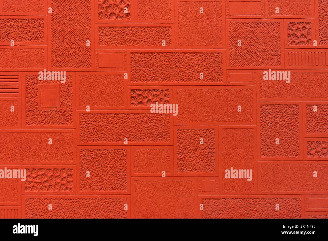 Bushhammered concrete facade surface as background or architectural