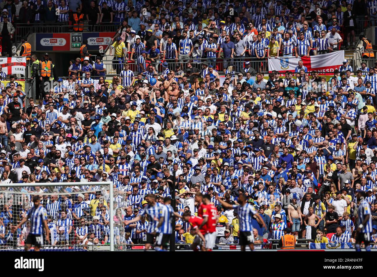 Sheffield Wednesday fans during the Sky Bet League 1 Play-off Final ...