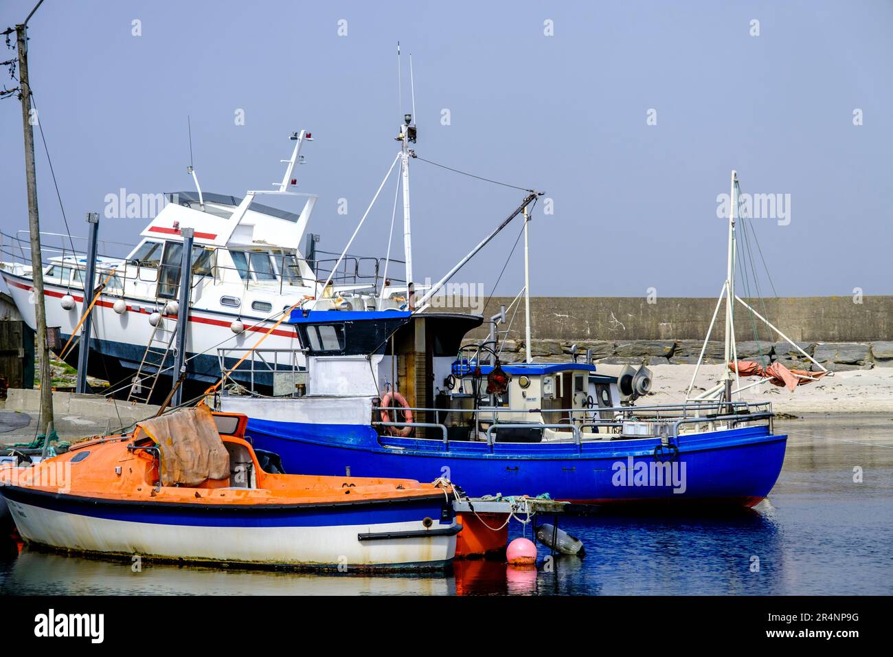 Olberg; Olbergstranden; Raege; Norway; May 20 2023, Fishing Boat Moored ...