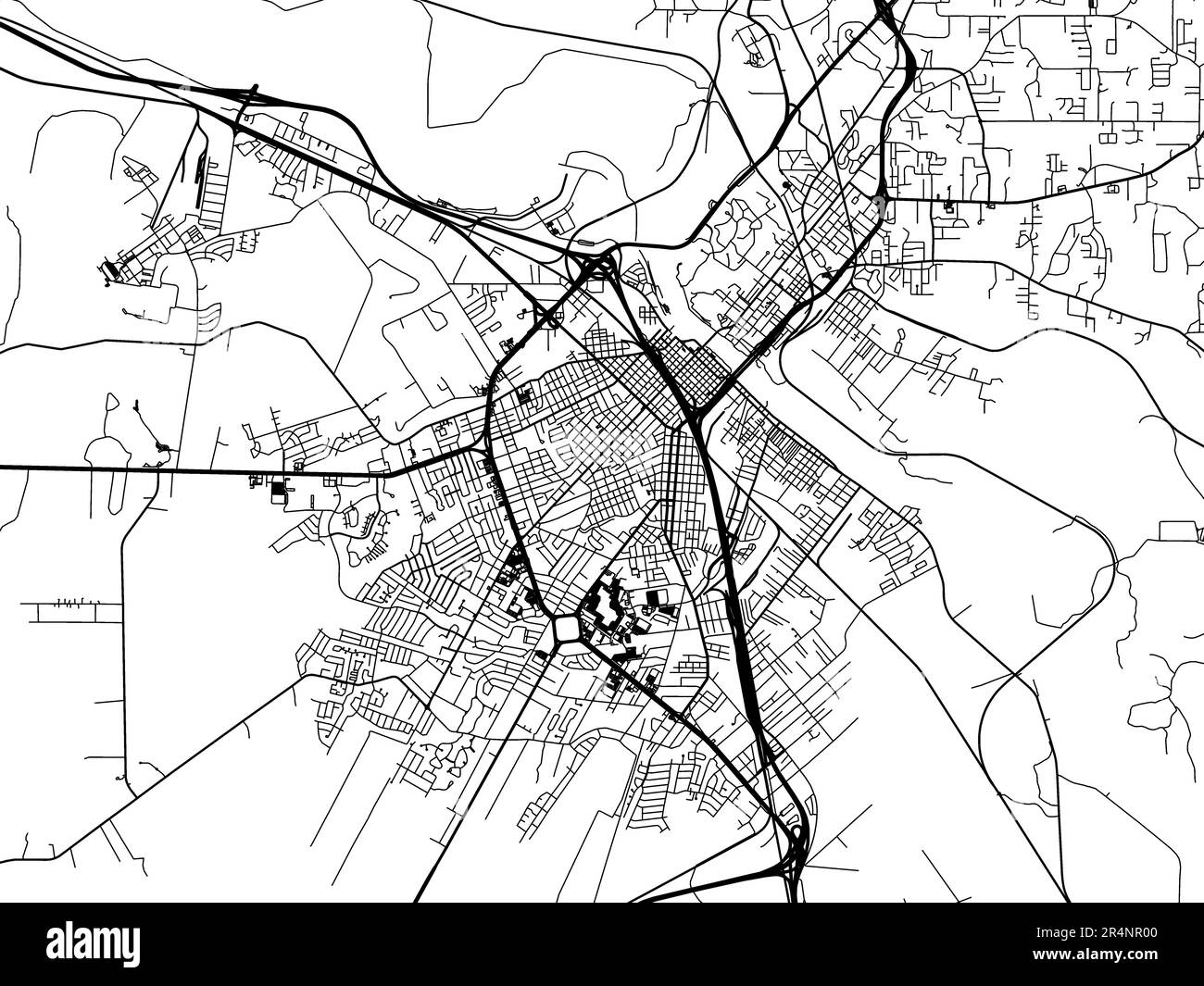 Alexandria louisiana map Black and White Stock Photos & Images Alamy
