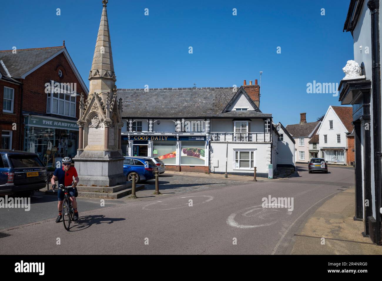 Eye town centre Suffolk England Stock Photo Alamy