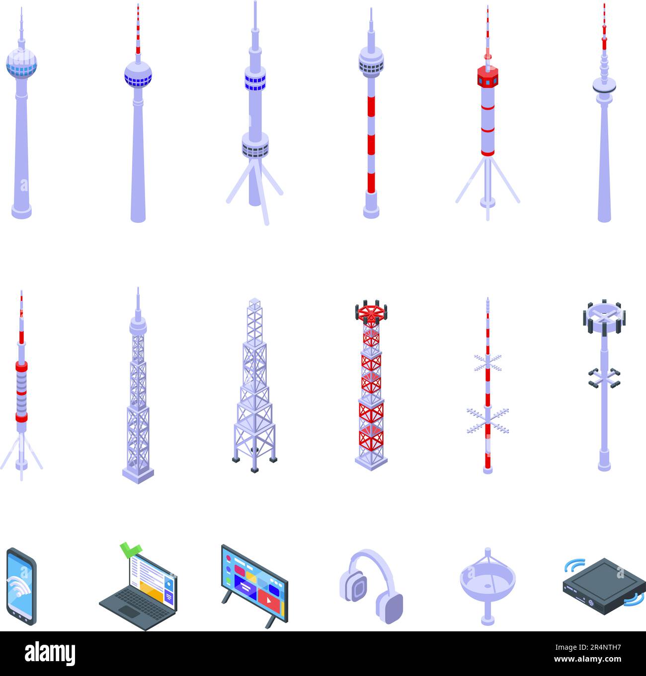 Gps antenna building Stock Vector Images - Alamy