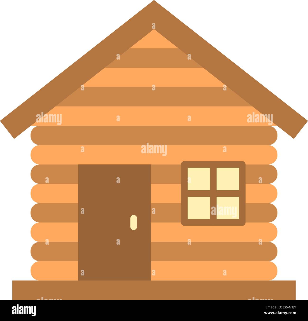 Cabin icon vector image Stock Vector Image & Art - Alamy