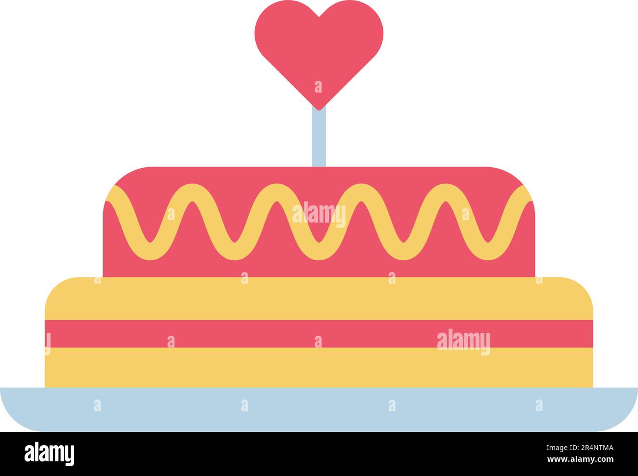 Cake icon vector image Stock Vector Image & Art - Alamy