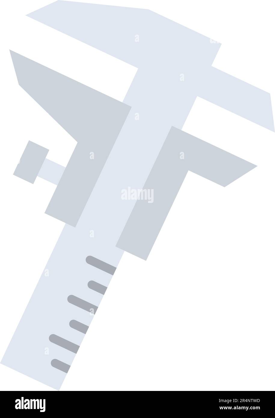 Caliper icon vector image. Stock Vector