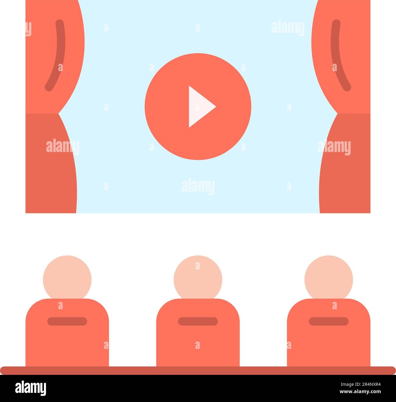 Cinema icon vector image Stock Vector Image & Art - Alamy