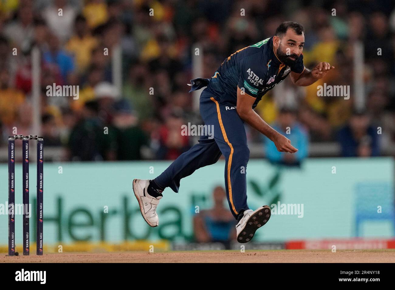 Gujarat Titans Mohammed Shami Bowls A Delivery During The Indian Premier League Final Cricket 6001