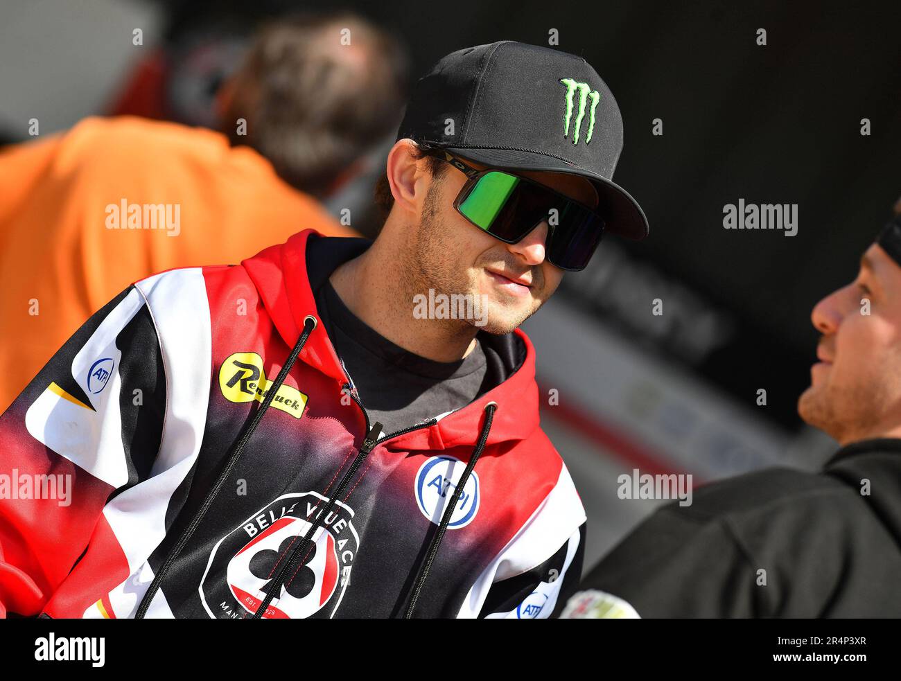 MANCHESTER, UK. MAY 29TH during the SGB Premiership match between Belle Vue Aces and Wolverhampton Wolves at the National Speedway Stadium, Manchester on Monday 29th July 2023. (Credit: Thomas Edwards | MI News) Credit: MI News & Sport /Alamy Live News Stock Photo