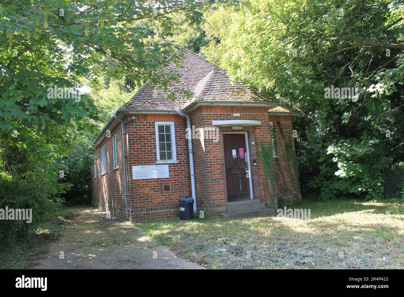 Old BT repeater station Exton Hampshire Stock Photo Alamy