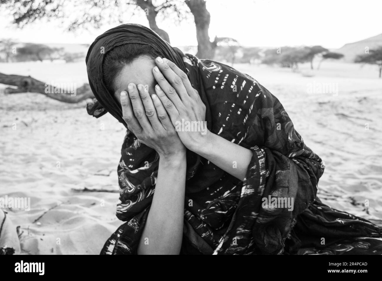 Mauritania, Adrar region, El Beyedh, portrait Stock Photo
