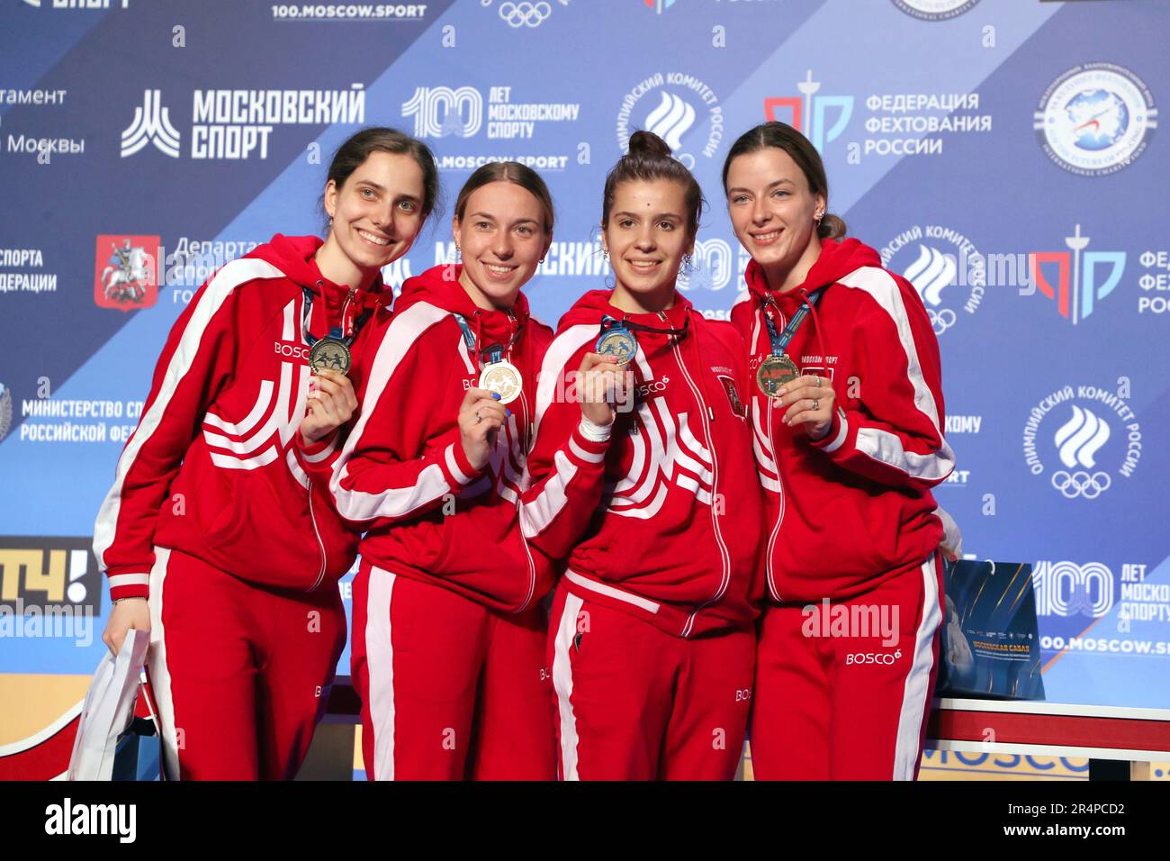 Moscow, Russia. 28th May, 2023. International competition "Moscow Saber ...