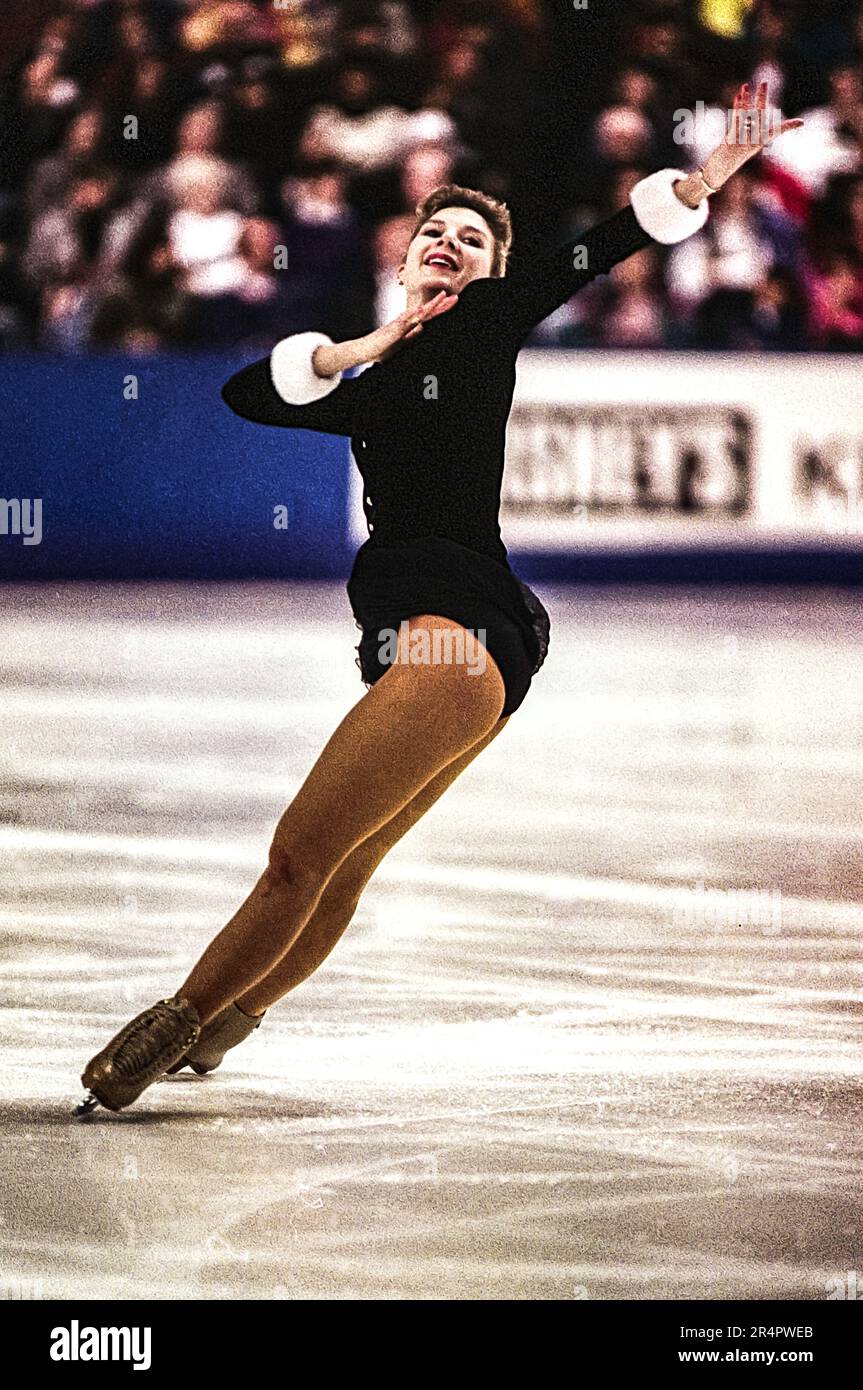 Caryn Kadavy at the 1996 USPS ProAm Challenge figure Skating Stock