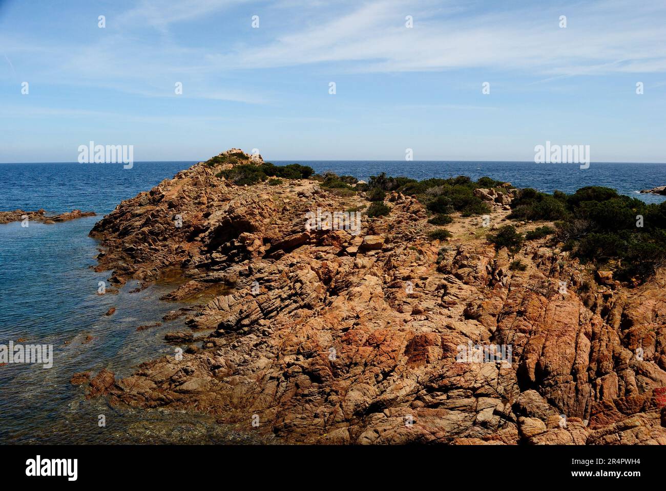 The coast of Capo Coda di Cavallo Stock Photo Alamy