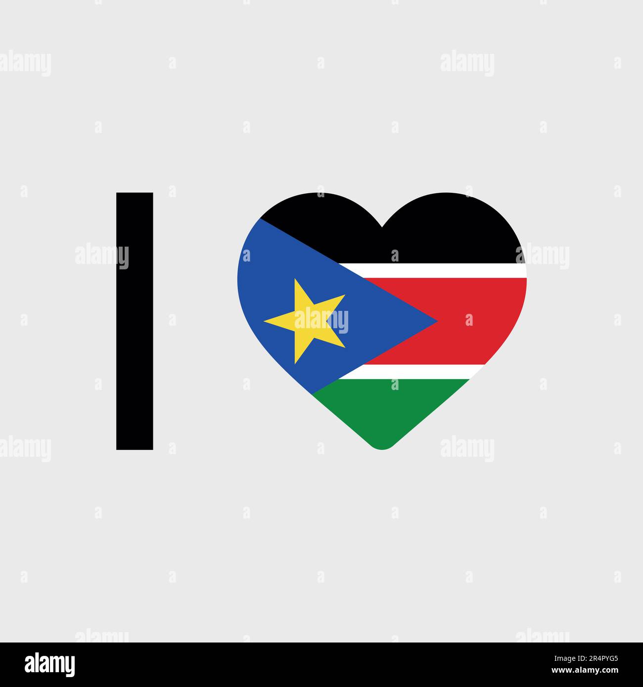 South sudan brush flag hi-res stock photography and images - Alamy