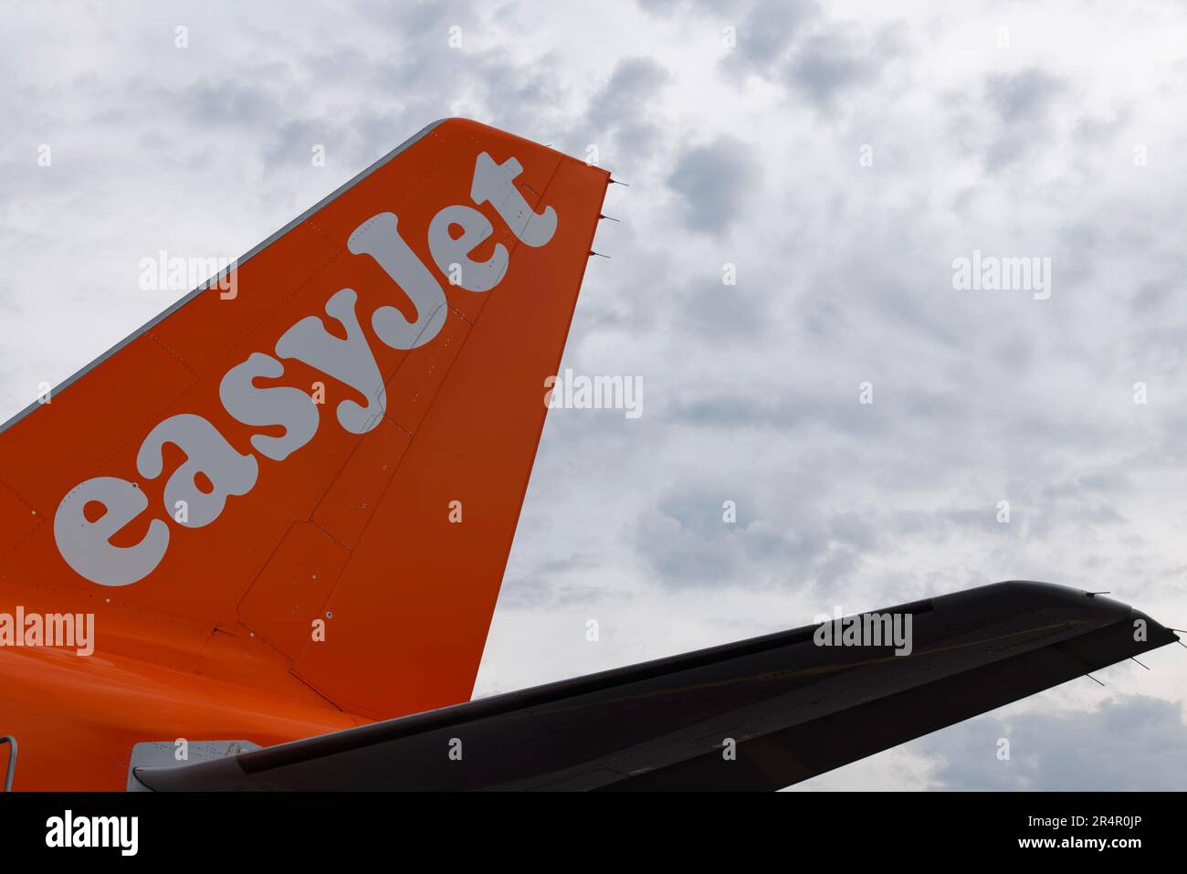 Nice, France. 28th May, 2023. EasyJet Airbus A320214 on the tarmac on
