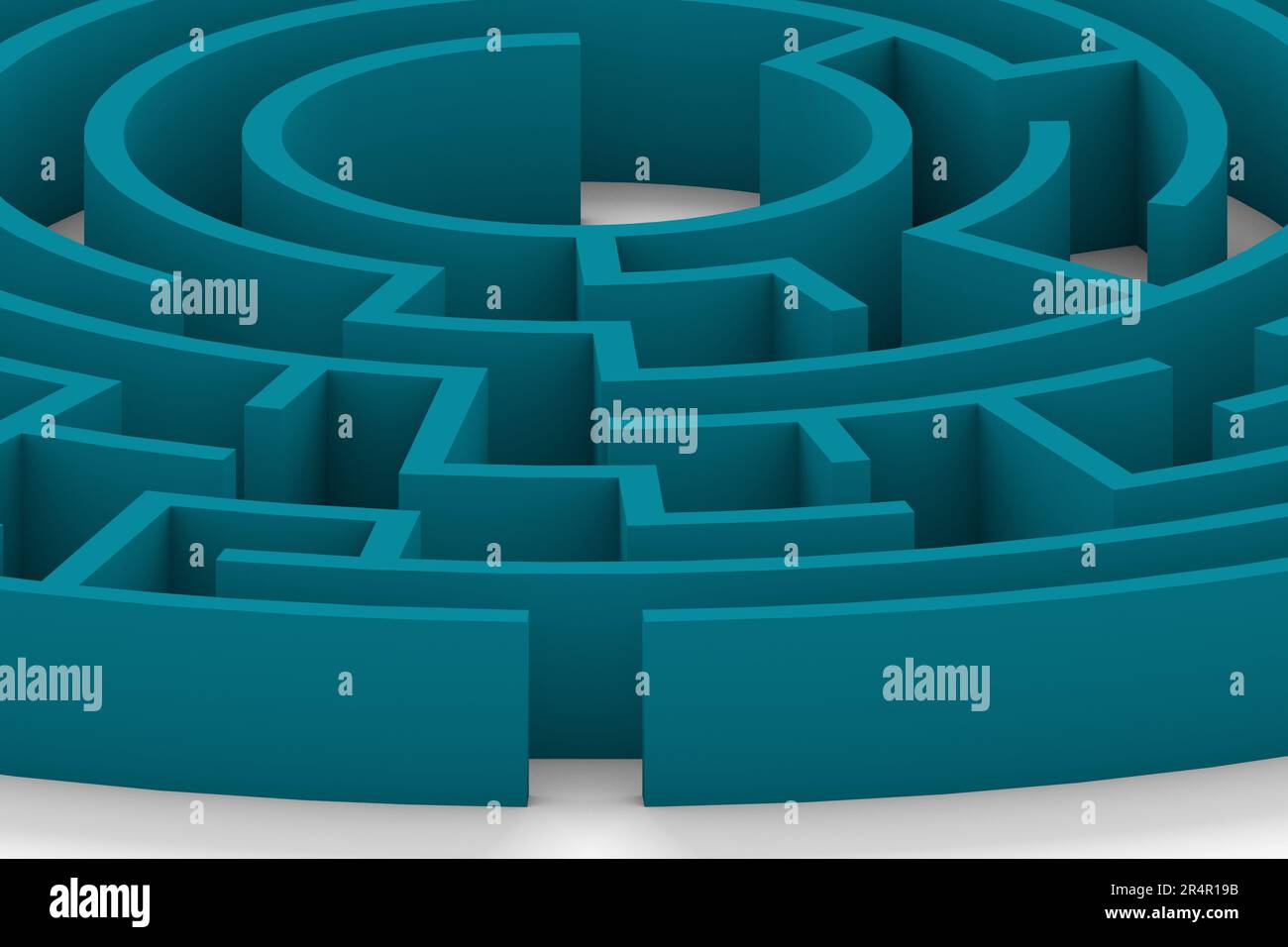 Round maze hi-res stock photography and images - Alamy