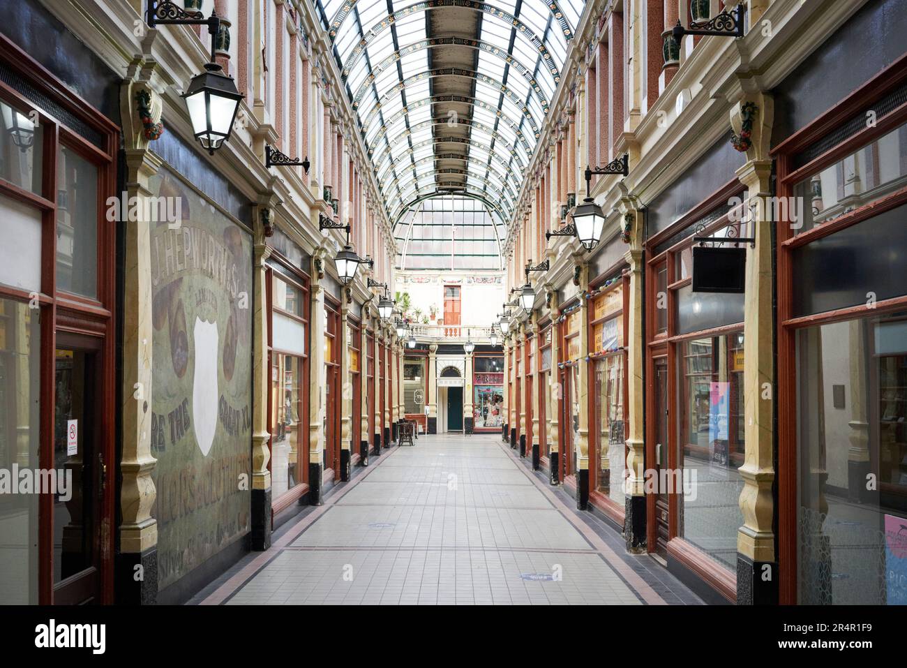 Hepworth Arcade, a covered shopping area in Hull, also known as ...