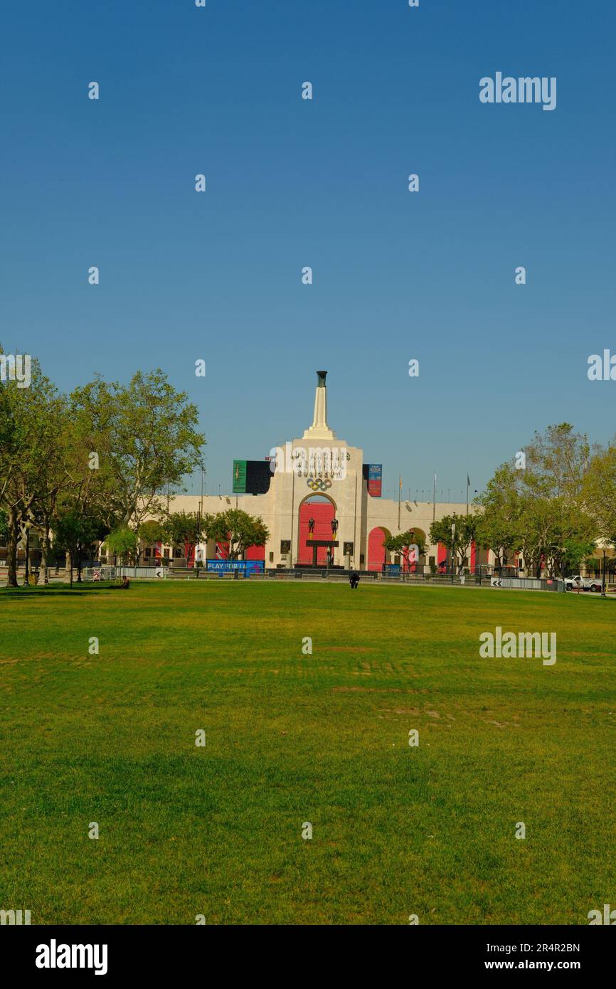 LOS ANGELES April 20, 2023 The Los Angeles Memorial Coliseum, in the