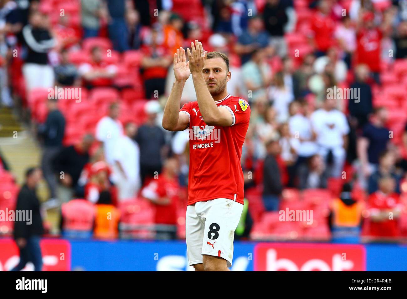 Wembley Stadium, London, England 29th May 2023 Herbie Kane (8) of