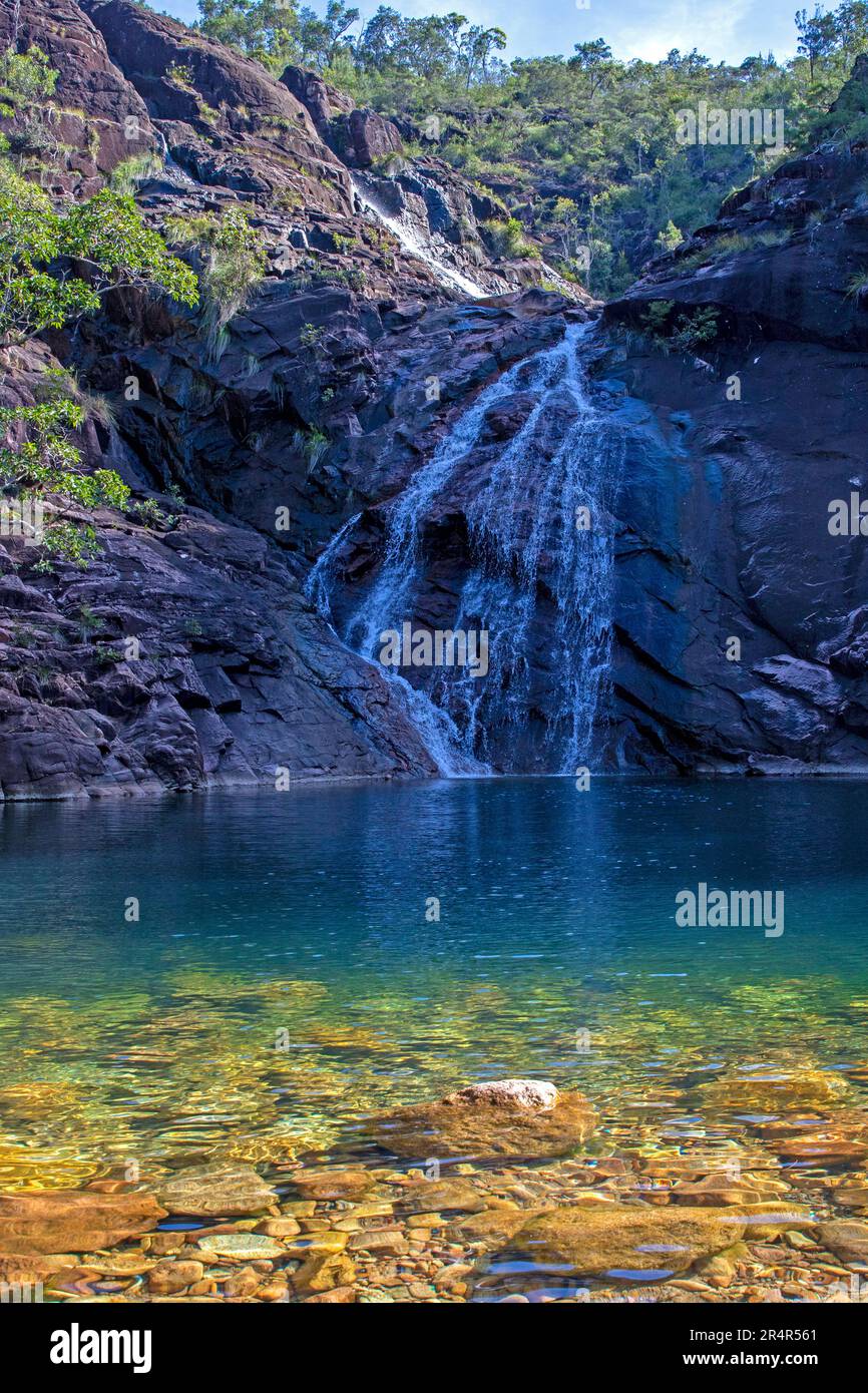 Zoe Falls, Hinchinbrook Island Stock Photo Alamy