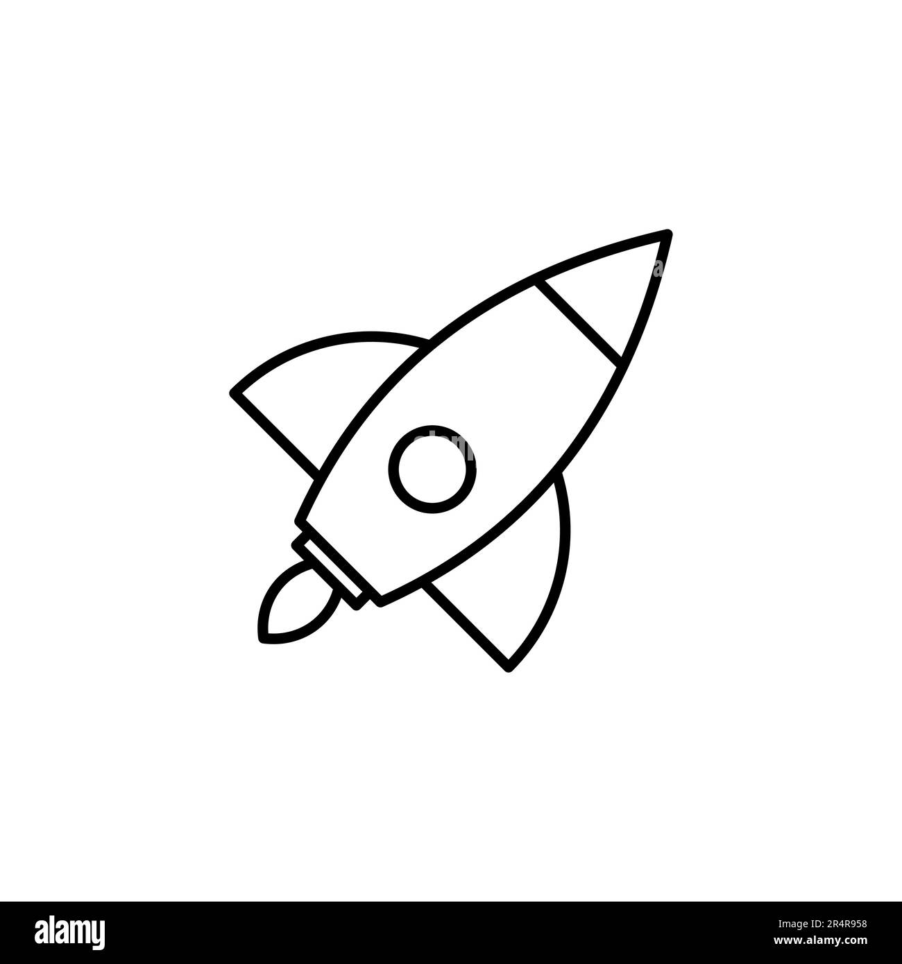 Rocket icon vector. Startup icon vector Stock Vector Image & Art - Alamy