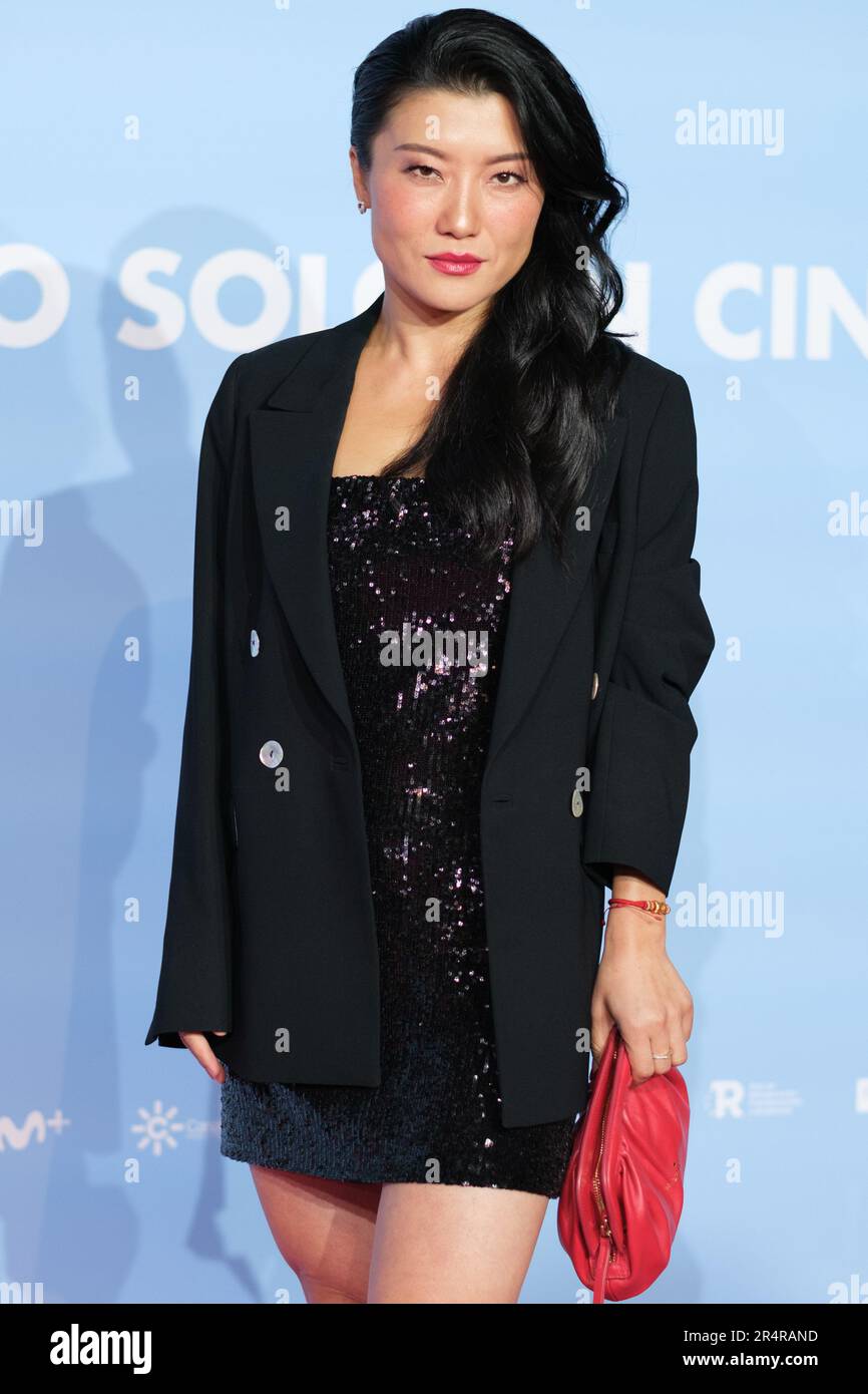 Madrid, Spain. 29th May, 2023. Jiaping attends the premiere of 'Como Dios Manda' at Kinepolis Cinema in Madrid. Credit: SOPA Images Limited/Alamy Live News Stock Photo