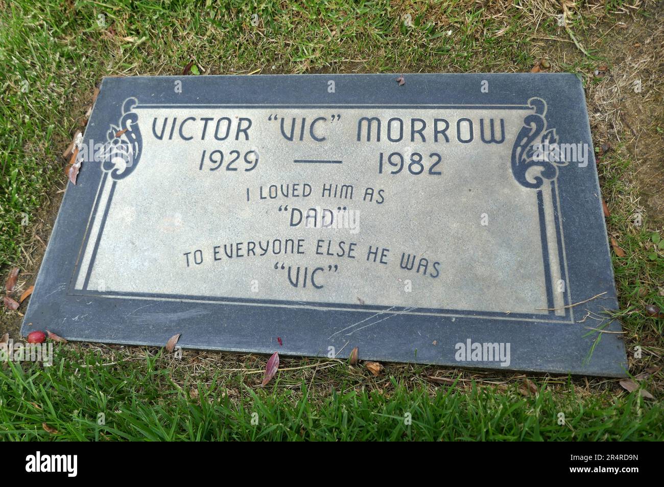 Los Angeles, California, USA 24th May 2023 Actor Vic Morrow Grave in