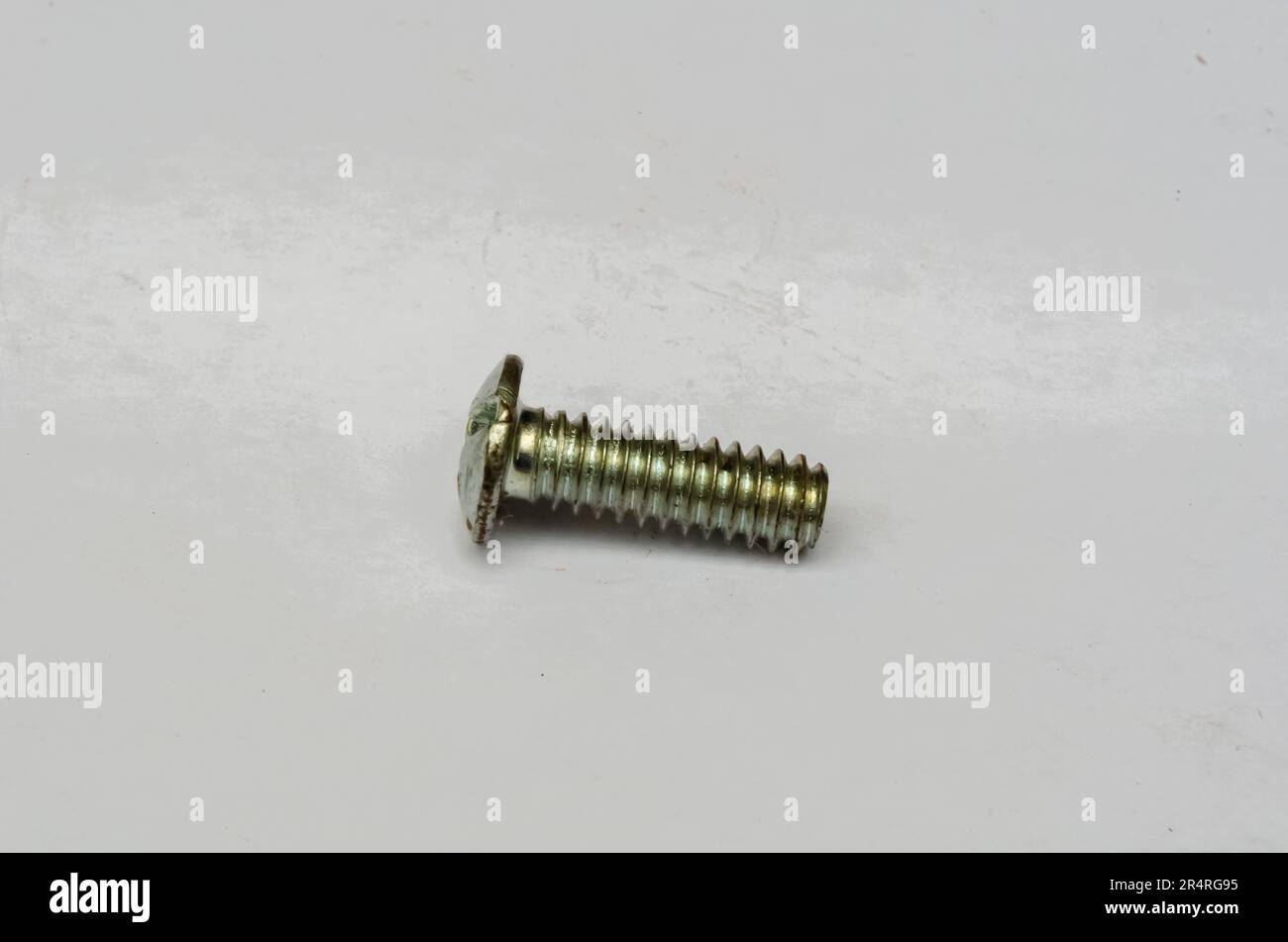 This truss head screw is a threadded fastener with a mushroom head and