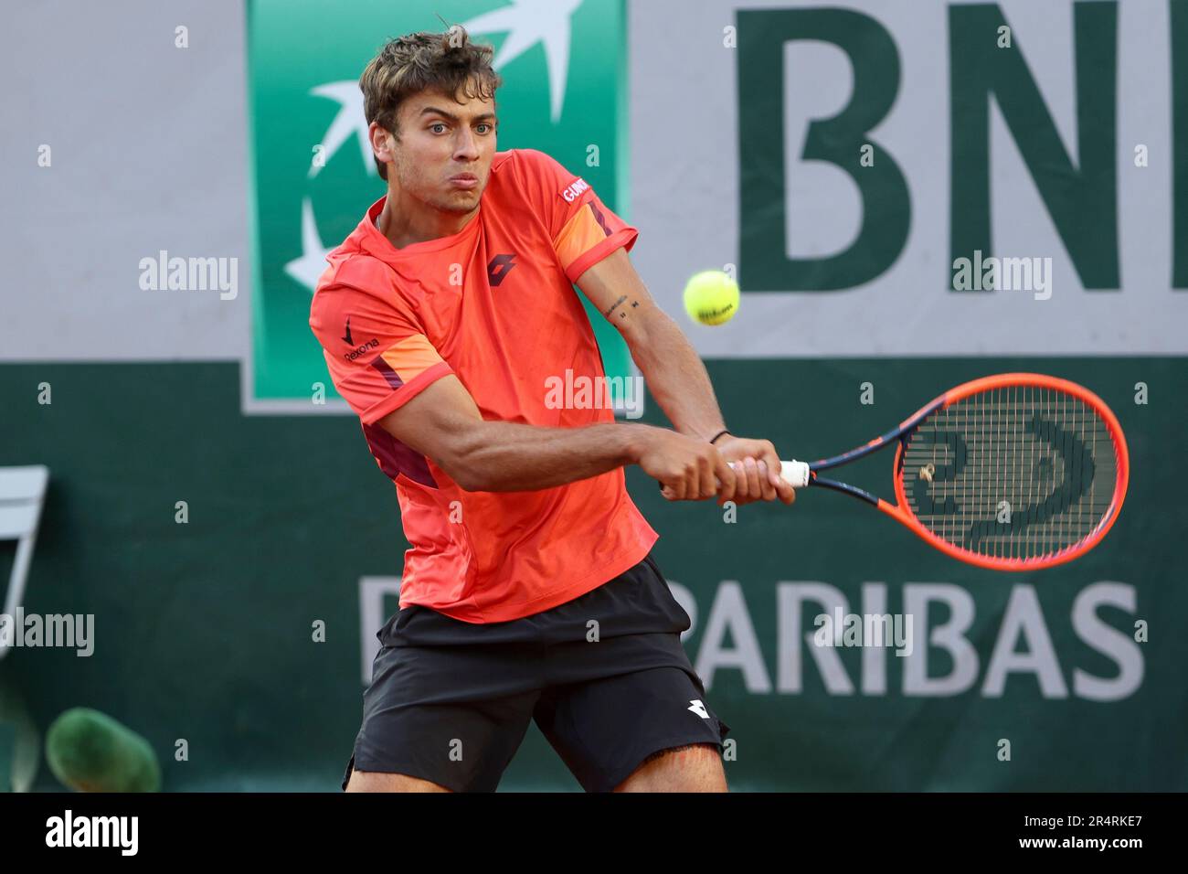 Flavio Cobolli of Italy during day 2 of the 2023 French Open, Roland