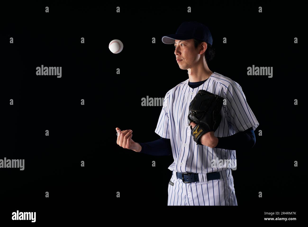 Japanese baseball player Stock Photo