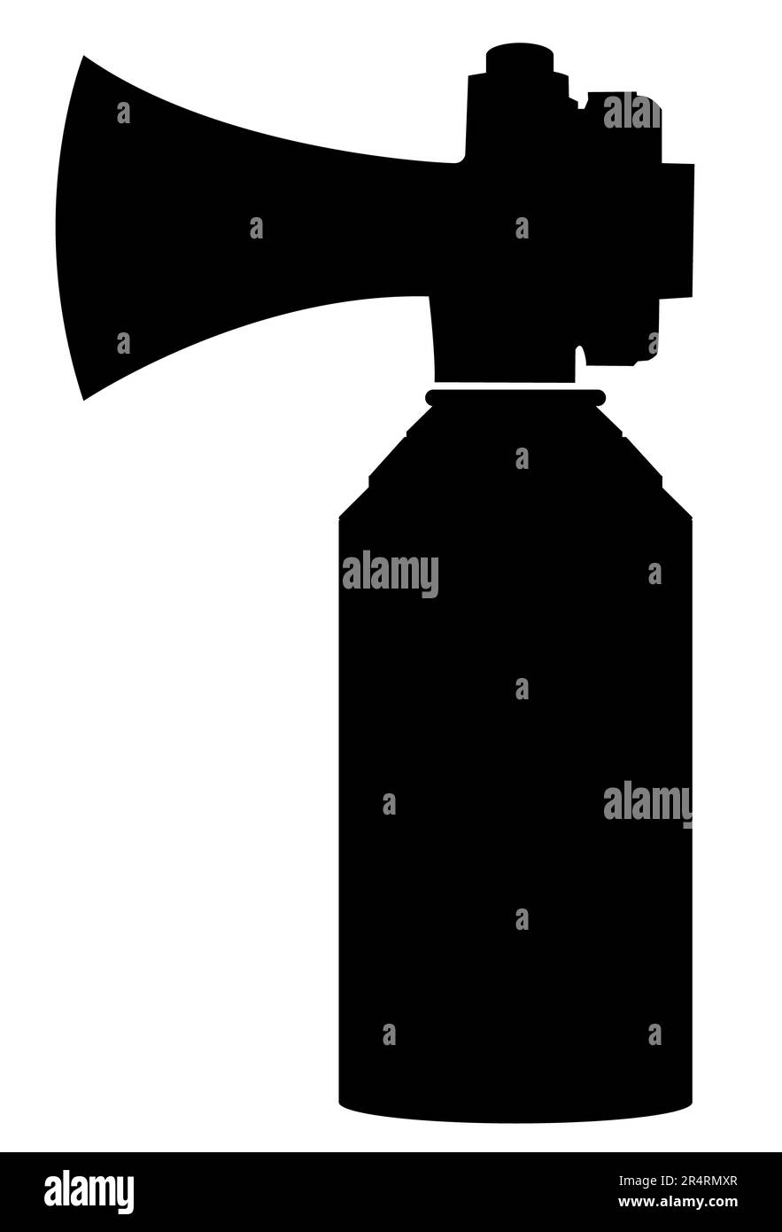 air horn icon. football fans air horn aerosol sing. sound signal klaxon