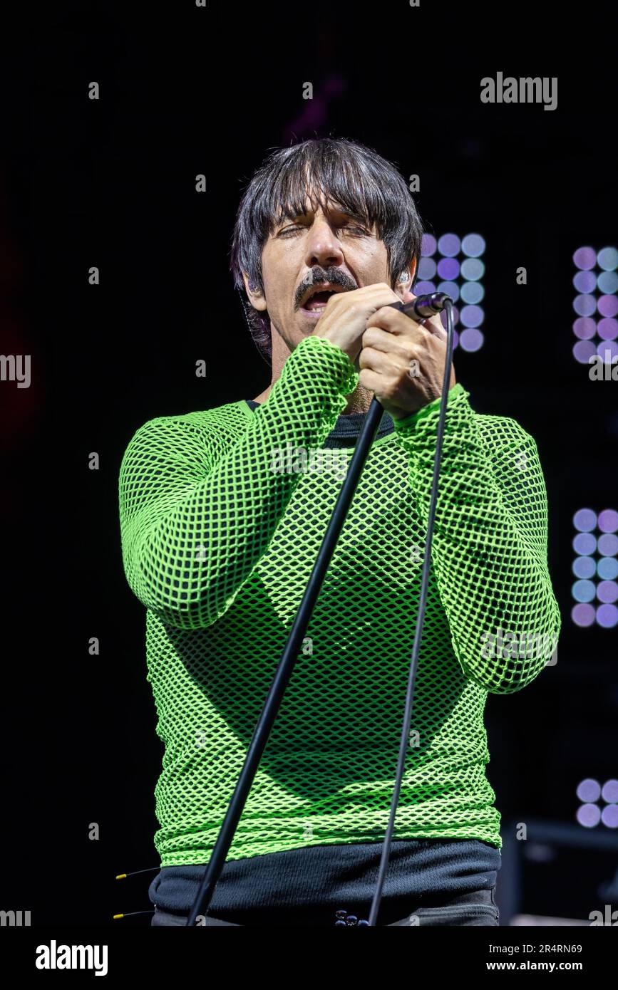Napa, USA. 28th May, 2023. Anthony Kiedis of Red Hot Chili Peppers