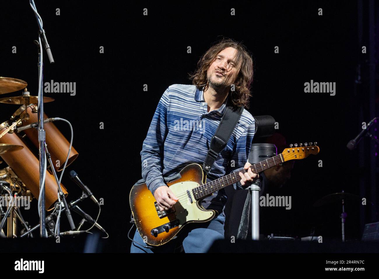 Napa, USA. 28th May, 2023. John Frusciante of Red Hot Chili Peppers during the BottleRock Music Festival on May 28, 2023, in Napa, California (Photo by Daniel DeSlover/Sipa USA) Credit: Sipa USA/Alamy Live News Stock Photo