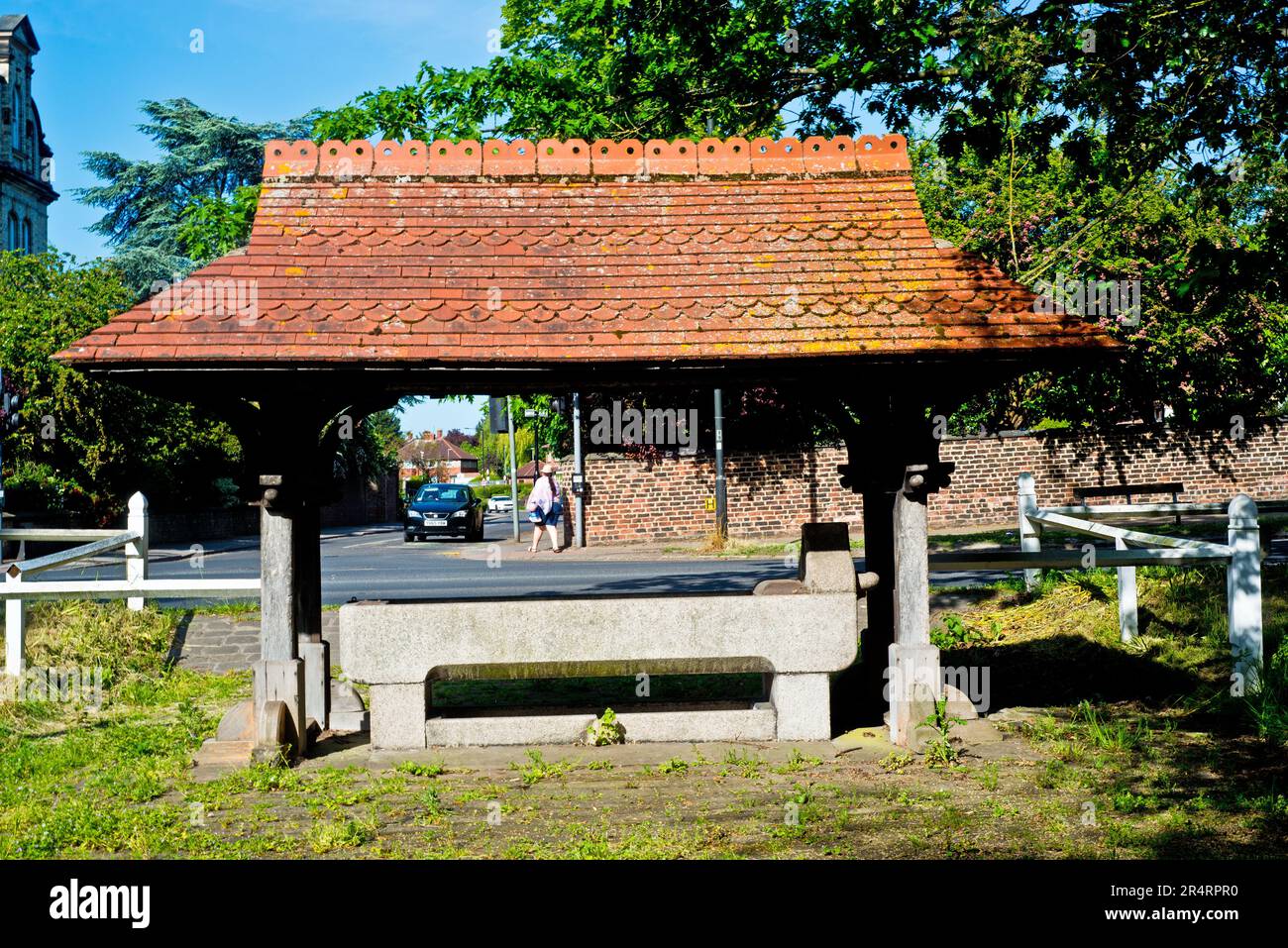 Horse Water trough built 1883, Clifton Green, York, Yorkshire, England