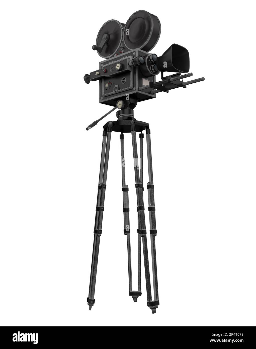 Vintage Movie Camera Isolated Stock Photo Alamy
