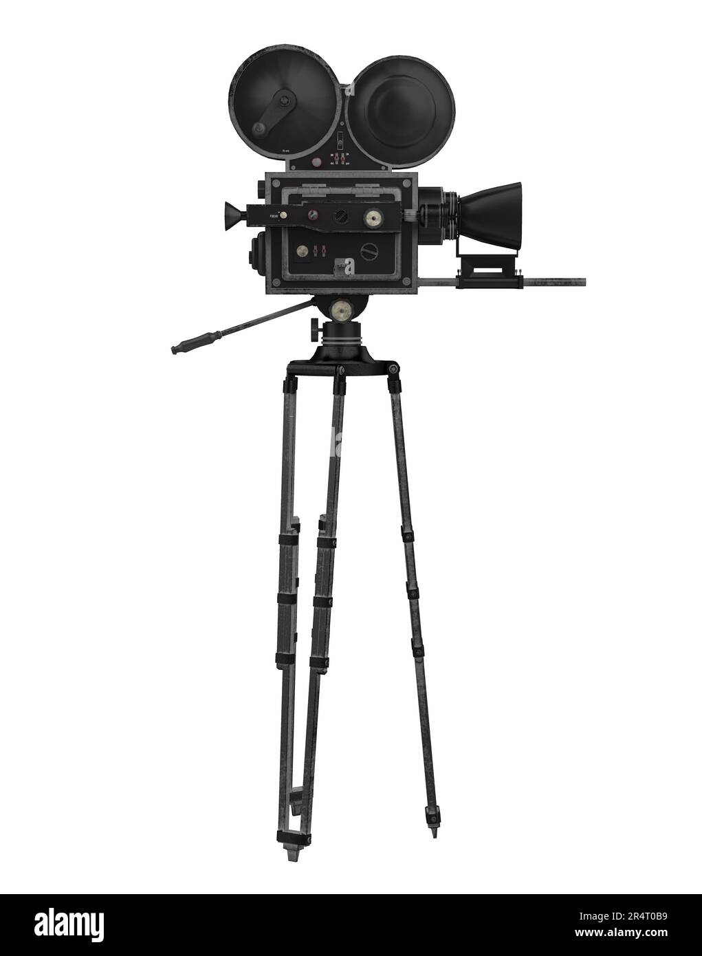 Vintage Movie Camera Isolated Stock Photo Alamy