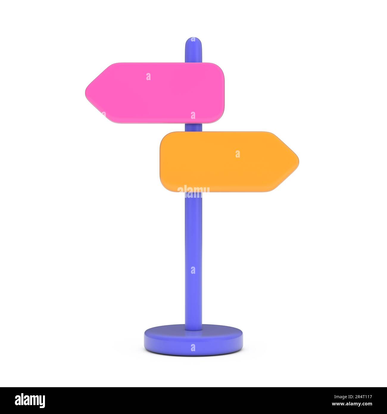 Road Sign Post Web Icon Sign with Different Directions on a white ...