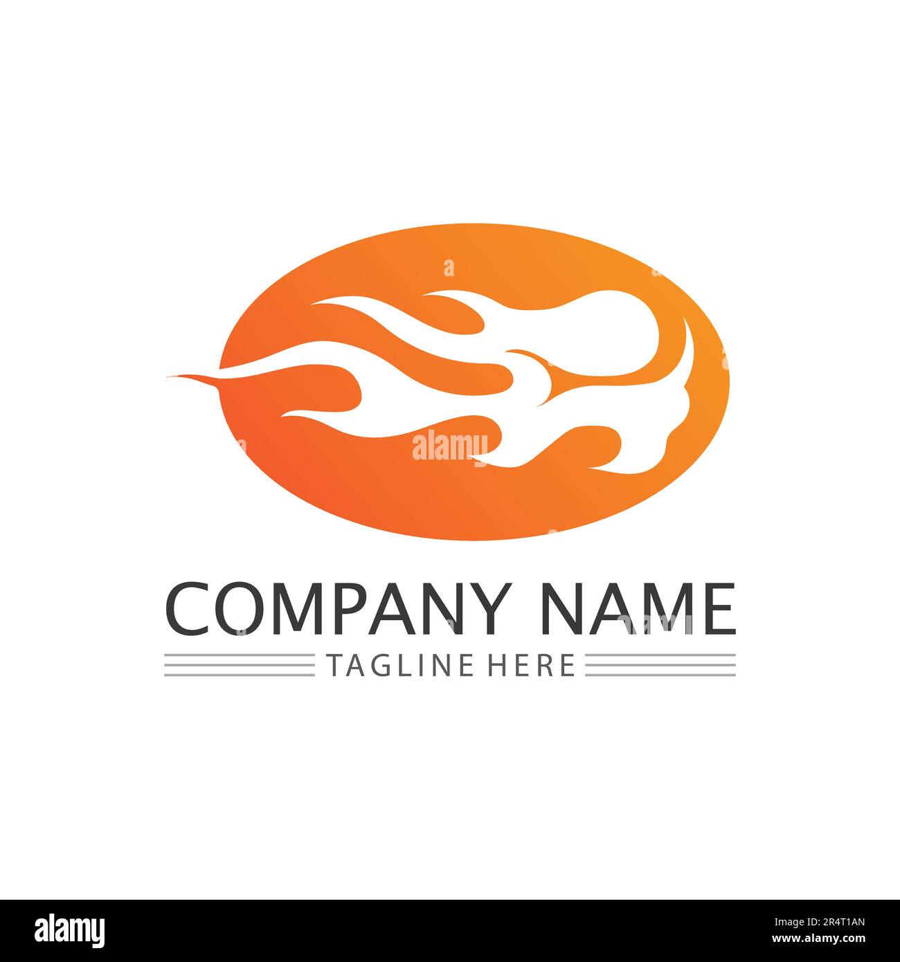 fire flame logo icon vector design template Stock Vector