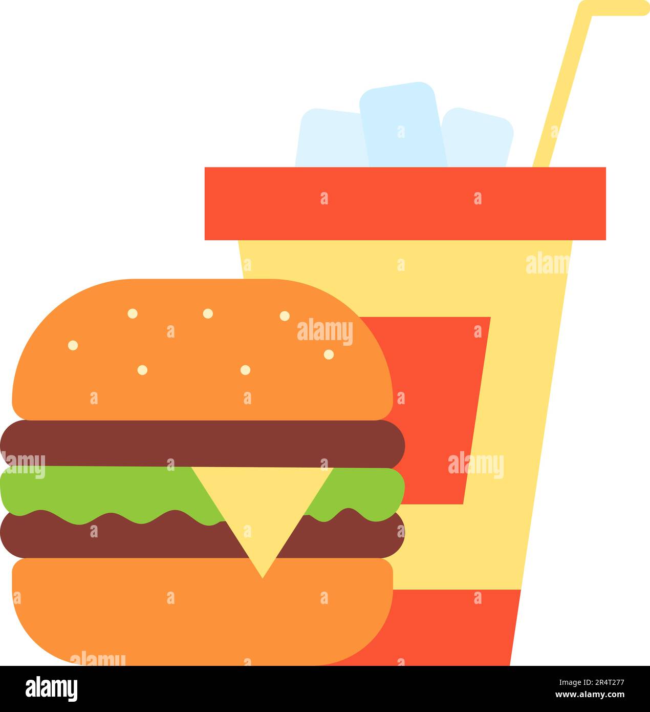 Fast Food icon vector image Stock Vector Image & Art - Alamy