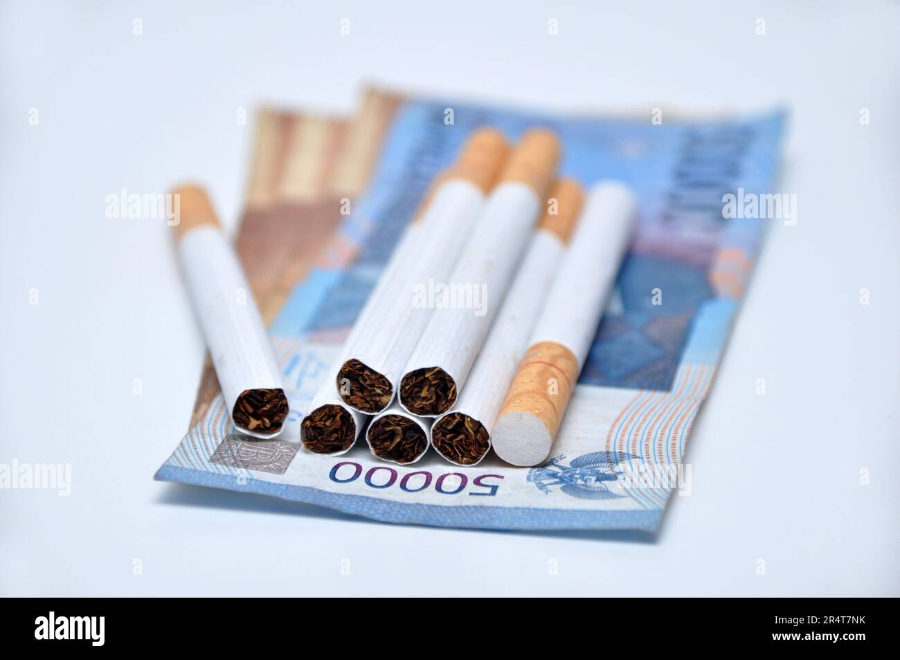 cigarette brand hats Cigarettes Two Tone Hat Red & White – Shitheadsteve