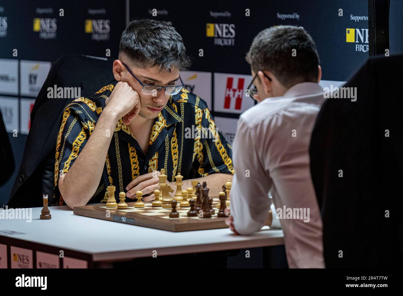 St. Petersburg, Russia - December 28, 2018: Grandmaster Alireza Firouzja,  Iran competes in King Salman World Rapid Chess Championship 2018.  Eventually Stock Photo - Alamy