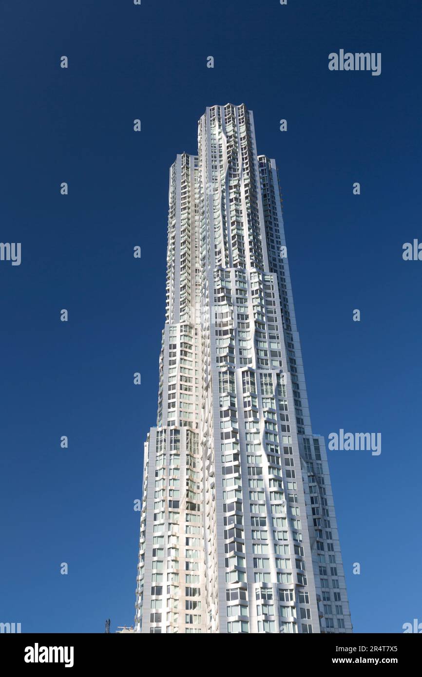 US, New York, 8 Spruce Street, the Beekman Tower tallest all