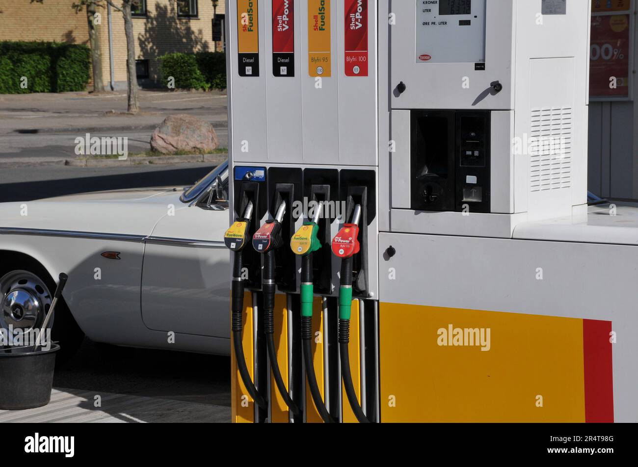 30 MAY 2023/ Dutch shell gasoline station in Kastrup Copenhagen Denmark