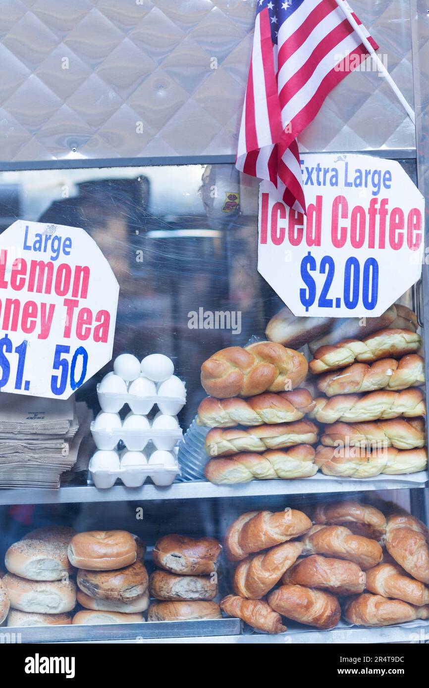 New york bagel stall hires stock photography and images Alamy