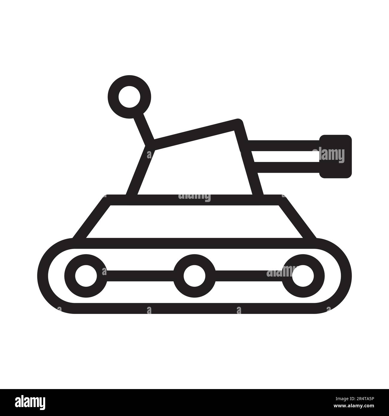 tank icon duotone black colour military vector army element and symbol
