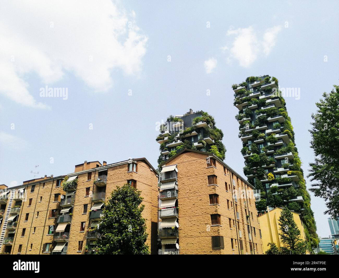 Italy, Milan, Isola area, Quartiere Isola, Bosco verticale Stock Photo