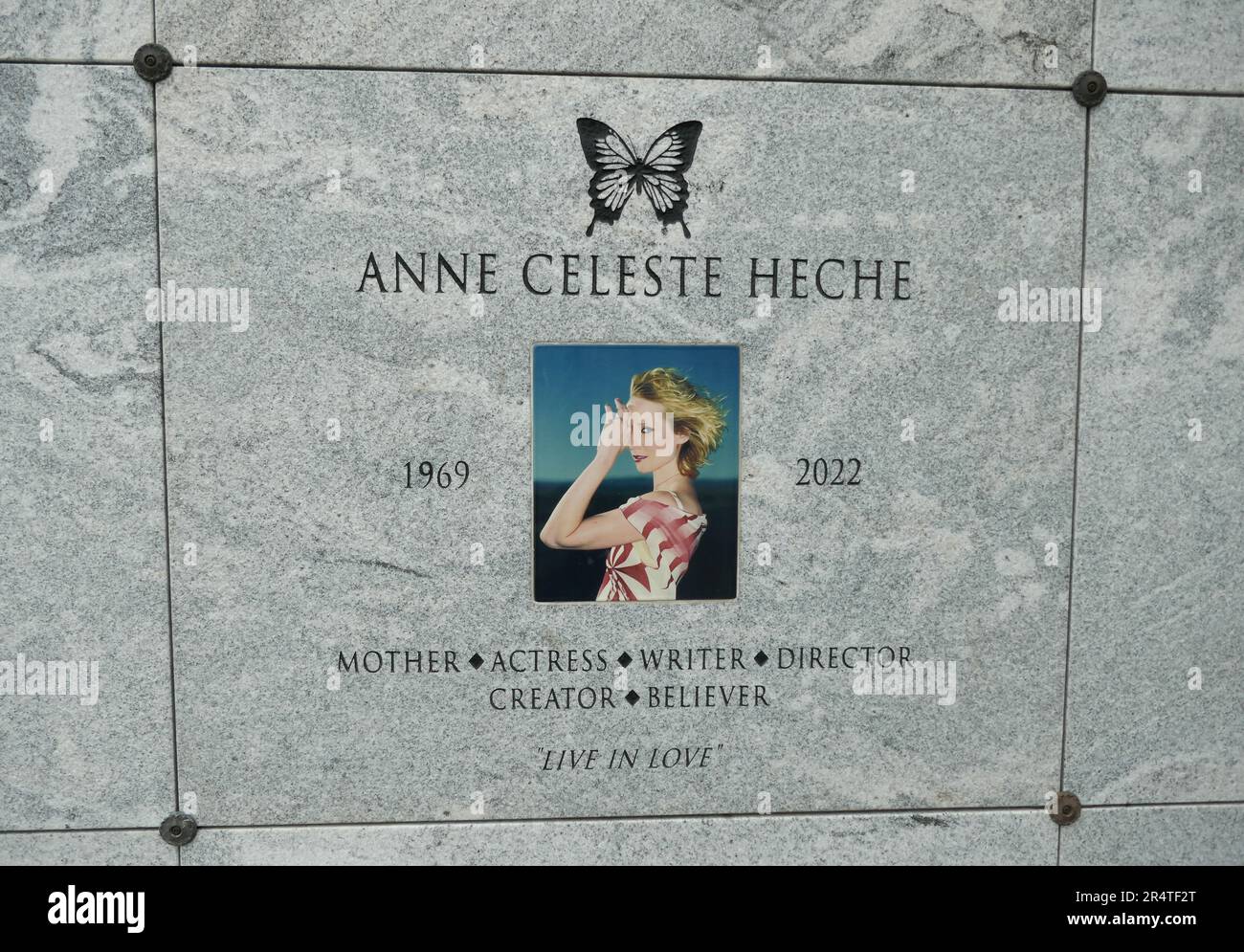 Los Angeles, California, USA 28th May 2023 Actress Anne Heche Grave at